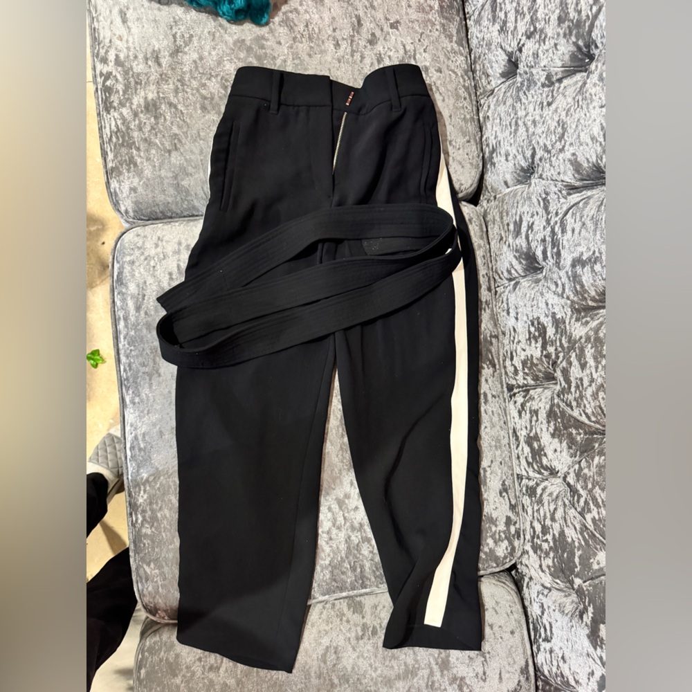 Aritzia Wilfred tie front pants size 00